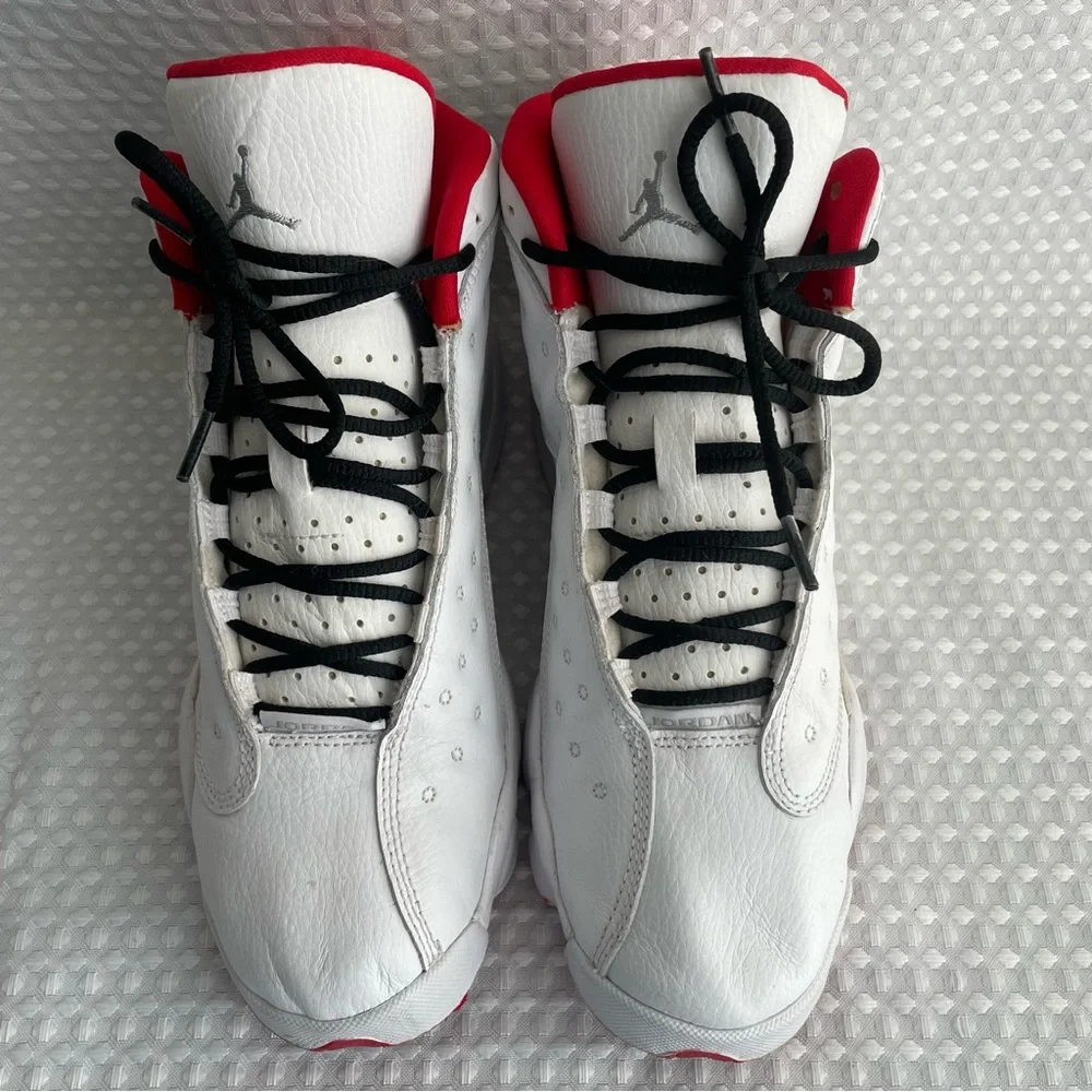 NIKE Air Jordan 13 Retro History Of Flight 2017 White/Red 7Y Women's 8.5 - Picture 2 of 10